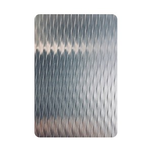 201J1 J2 embossed stainless steel sheet checker plate pvd product for antiskid plate