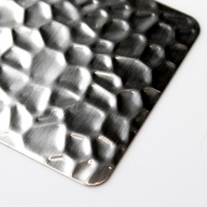 Honeycomb Pattern Stamped Stainless Steel Sheet