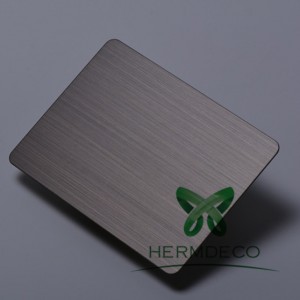 Free sample for Stainless Steel Screen -
 Good New Products Ba 304  Stainless Steel Sheet Satin Hairline-HM-HL004 – Hermes Steel