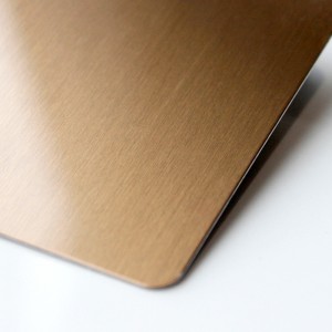 Factory Price SS 304 Gold Brushed Finish NO.4 Stainless Steel Sheet – Hermes steel