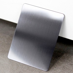 304 #4 Brushed Finish hairline no.4 stainless steel sheet black decorative stainless steel sheet – Hermes steel