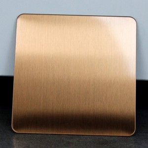 Factory Price SS 304 Gold Brushed Finish NO.4 Stainless Steel Sheet – Hermes steel