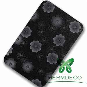 Popular Design for Duplex Stainless Steel Plate -
 Foshan BLack Flower China Supplier Lamination Stainless Steel Sheet-HM-066 – Hermes Steel