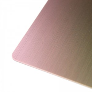 304 Rainbow Colors Hairline Finish Stainless Steel Sheet – Hermes Steel