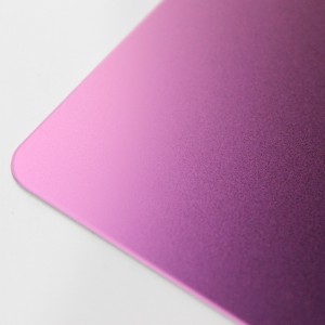 304 316 Grade PVD Coating Color Design Purple Sand Blasted Stainless Steel Sheet – Hermes steel