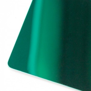 green 8k mirror polish stainless steel sheet 304 super mirror metal sheet