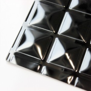 Black Titanium Square Pattern Stamped Stainless Steel Sheet – Hermes steel