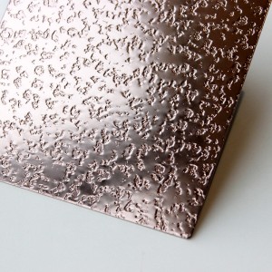 customized decorative stainless steel embossed finish sheets