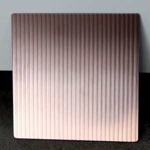 Vertical stripes embossed stainless steel sheet metal pricelist