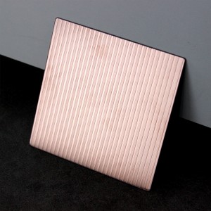 Vertical stripes embossed stainless steel sheet metal pricelist