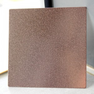 201 304 pvd color Leather grain texture embossed stainless steel sheets