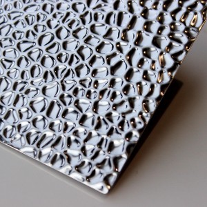 304 Stainless Steel Stamped Sheet Decorative Material Sliver Honeycomb Pattern Stamped Stainless Steel Sheet