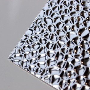 304 Stainless Steel Stamped Sheet Decorative Material Sliver Honeycomb Pattern Stamped Stainless Steel Sheet