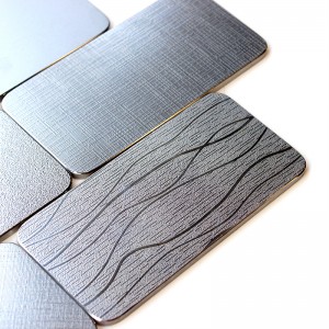 304 316 Stainless steel decorative sheet stainless steel embossed sheet Strong wear-resistant Anti-scratch stainless steel sheet