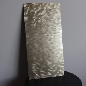 Decorative Stainless Steel Sheet 304 Rose Gold PVD Color Coating 3D Laser Stainless Steel Sheet