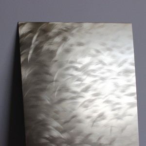 Decorative Stainless Steel Sheet 304 Rose Gold PVD Color Coating 3D Laser Stainless Steel Sheet