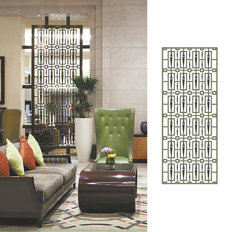 Stainless Steel Black Partition for Living Room SS 304 Grade, 1 Panel,  Polished at Rs 1400/sq ft in Ahmedabad