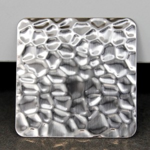 Honeycomb Pattern Stamped Stainless Steel Sheet