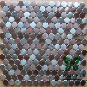 Cheap price Art Decoration Color Stainless Steel -
 Wavy Decoration Mosaic Metal Tile Stainless Steel-HM-MS035 – Hermes Steel