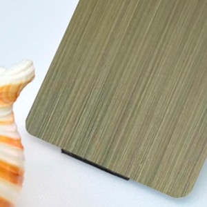304 Imitation of copper/brass/bronze color stainless steel sheet Decorative