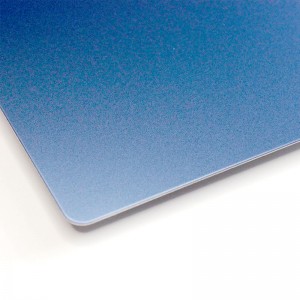 304 Sky blue bead blasted stainless steel sheet | Sand Blasted Stainless Steel Sheets-hermes steel