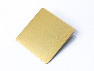 304 316L Customized Pvd Color Sandblasted Stainless Steel Sheet