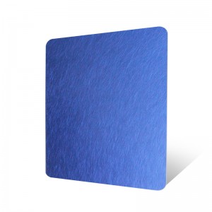 304 brushed finish pvd color coating blue vibration stainless steel sheet